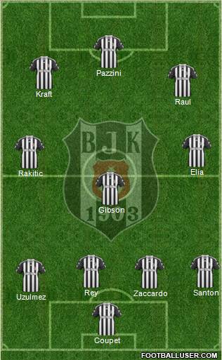 Besiktas JK Formation 2011