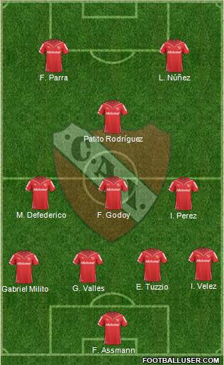 Independiente Formation 2011