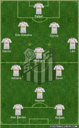 Santos FC Formation 2011