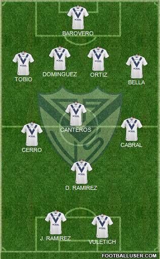 Vélez Sarsfield Formation 2011