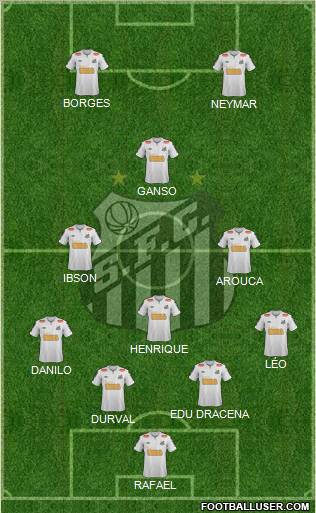 Santos FC Formation 2011