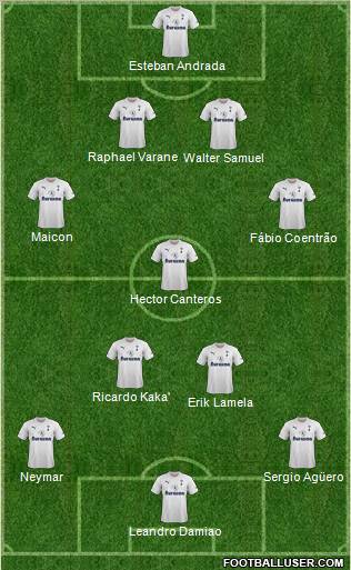 Tottenham Hotspur Formation 2011