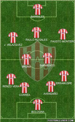 Unión de Santa Fe Formation 2011