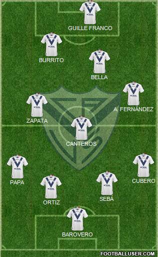 Vélez Sarsfield Formation 2011