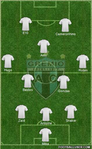 Grêmio A Coariense Formation 2011