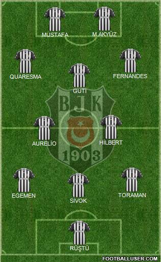 Besiktas JK Formation 2011