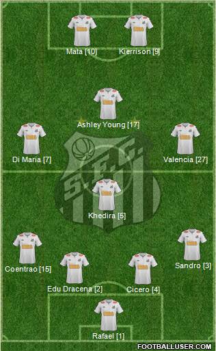 Santos FC Formation 2011