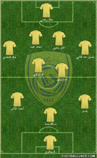 Al-Nassr (KSA) Formation 2011
