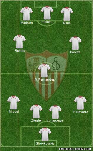 Sevilla F.C., S.A.D. Formation 2011