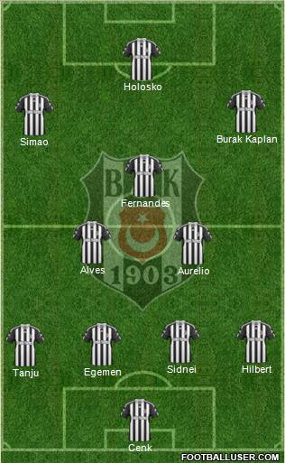 Besiktas JK Formation 2011