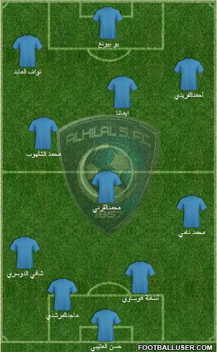 Al-Hilal (KSA) Formation 2011