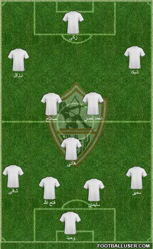 Zamalek Sporting Club Formation 2011