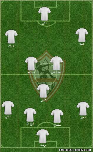 Zamalek Sporting Club football formation