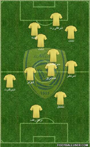 Al-Nassr (KSA) Formation 2011