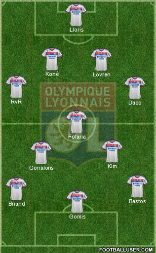 Olympique Lyonnais Formation 2011