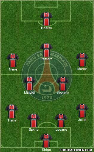 Paris Saint-Germain Formation 2011