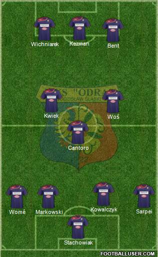 Odra Wodzislaw Slaski Formation 2011