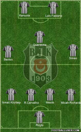 Besiktas JK Formation 2011