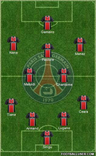 Paris Saint-Germain Formation 2011