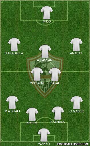 Zamalek Sporting Club football formation