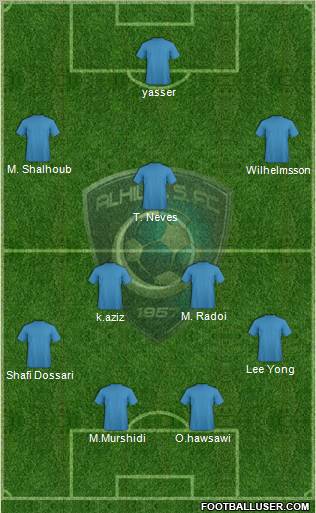 Al-Hilal (KSA) Formation 2011