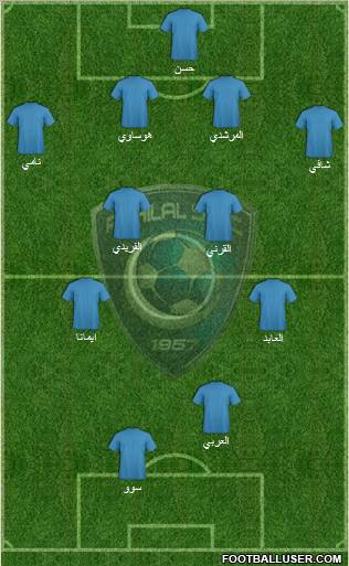 Al-Hilal (KSA) Formation 2011
