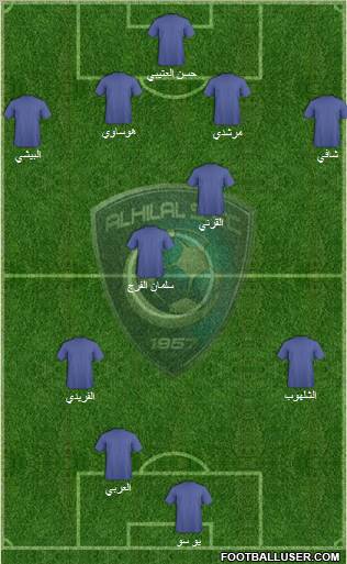 Al-Hilal (KSA) Formation 2011