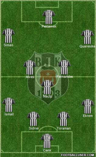 Besiktas JK Formation 2011