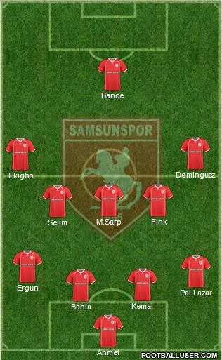 Samsunspor Formation 2011