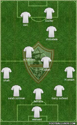 Zamalek Sporting Club football formation