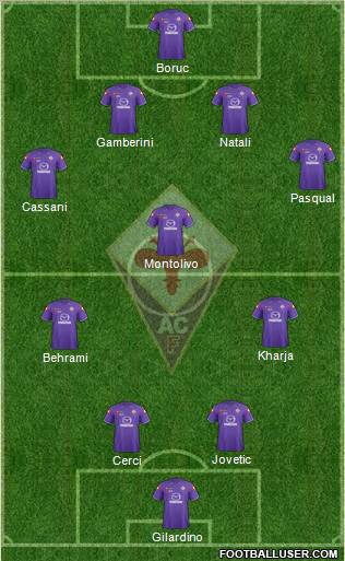 Fiorentina Formation 2011
