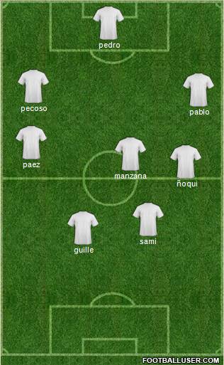 Pro Evolution Soccer Team Formation 2011
