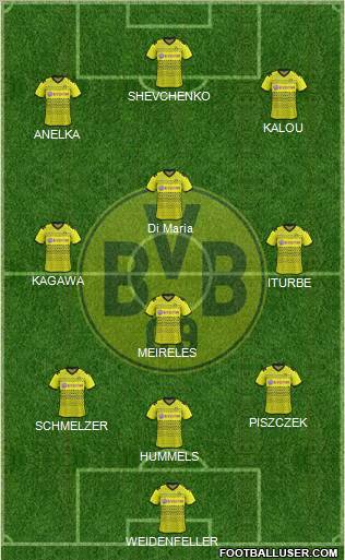 Borussia Dortmund Formation 2011