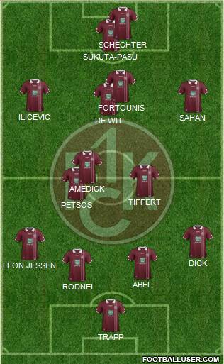 1.FC Kaiserslautern Formation 2011