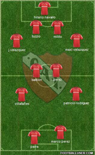 Independiente Formation 2011
