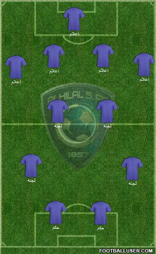 Al-Hilal (KSA) Formation 2011