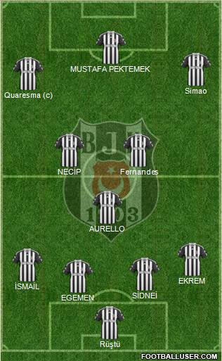 Besiktas JK Formation 2011