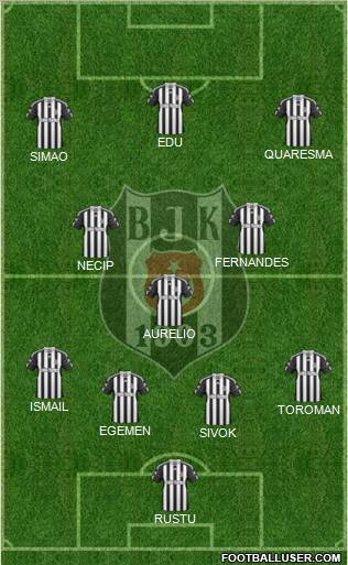 Besiktas JK Formation 2011