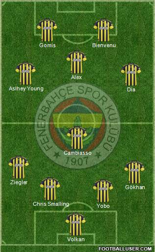 Fenerbahçe SK Formation 2011