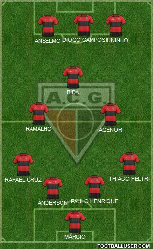 Atlético C Goianiense football formation