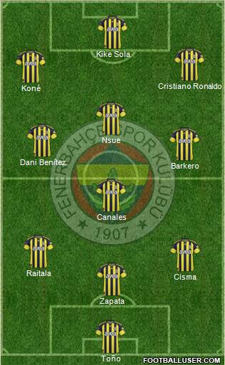 Fenerbahçe SK Formation 2011