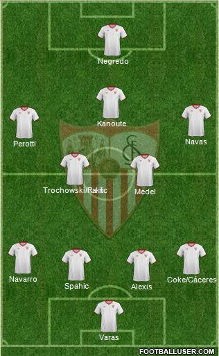 Sevilla F.C., S.A.D. Formation 2011