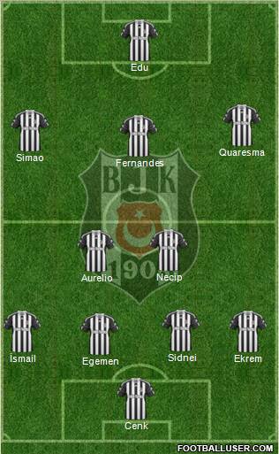 Besiktas JK Formation 2011