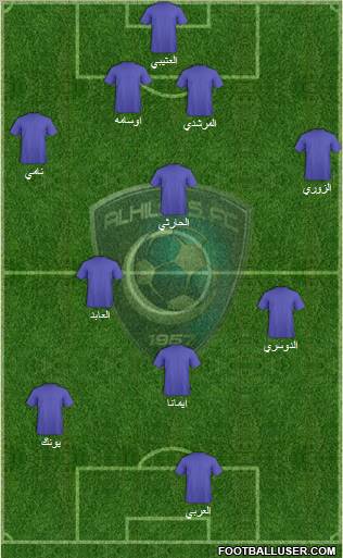 Al-Hilal (KSA) Formation 2011