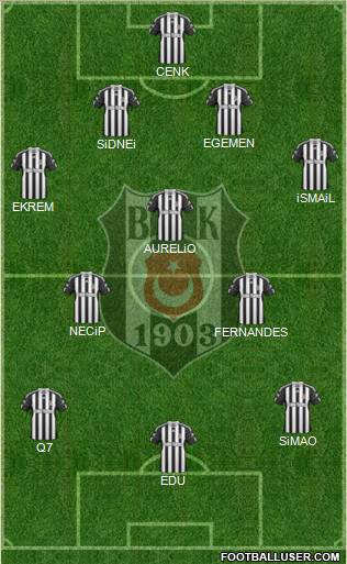Besiktas JK Formation 2011