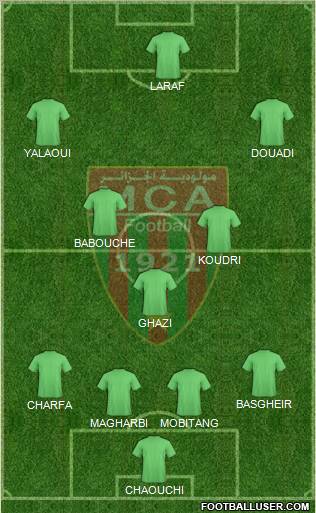Mouloudia Club d'Alger Formation 2011