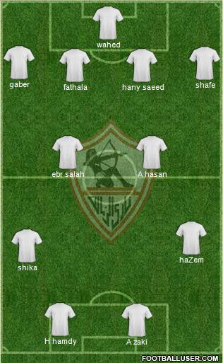 Zamalek Sporting Club Formation 2011