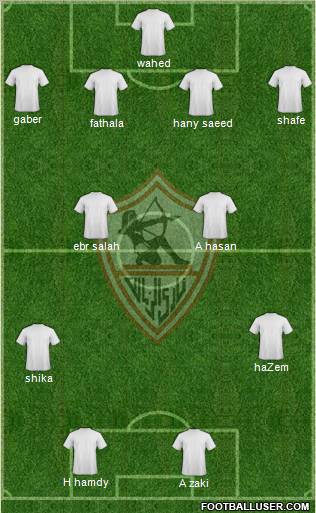 Zamalek Sporting Club football formation