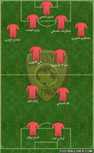 Al-Qadisiyah (KSA) Formation 2011