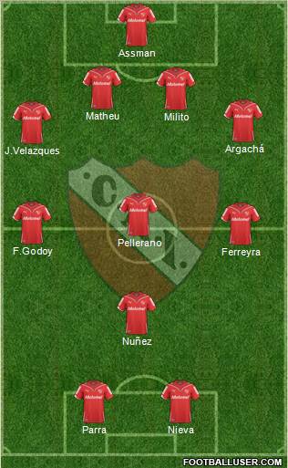 Independiente Formation 2011